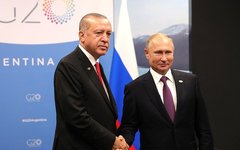 Путин и Президент Турции Реджеп Тайип Эрдоган