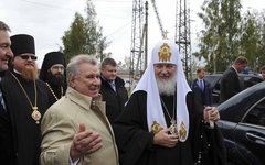 Евгений Пархаев и Патриарх Кирилл. Фото с сайта parhaev.com