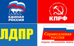 Логотипы политических партий России