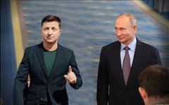 Владимир Зеленский и Владимир Путин