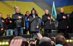 Митинг против капитуляции в Киеве