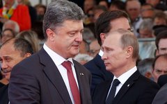 Петр Порошенко и Владимир Путин