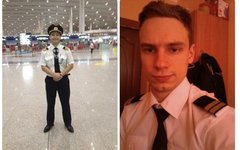 Командир экипажа Дамир Юсупов (слева) и второй пилот и Георгий Мурзин