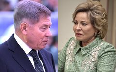 Вячеслав Лебедев и Валентина Матвиенко