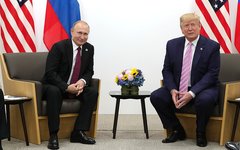 Беседа с президентом США Дональдом Трампом © KM.RU, Пресс-служба Кремля