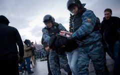 Задержания на Манежной площади