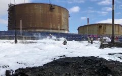 Разлив дизельного топлива в Норильске