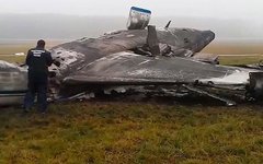 Крушение самолета Falcon во Внуково 2014