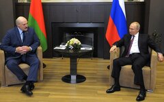 Встреча Владимира Путина и Александра Лукашенко