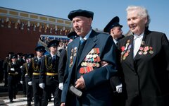 Ветераны на параде 9 мая 