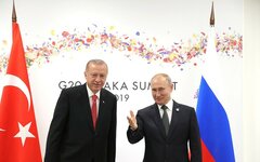 Встреча с президентом Турции Реджепом Тайипом Эрдоганом 
