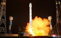 Запуск северокорейского спутника-разведчика