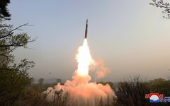 Запуск северокорейской ракеты. Архивное фото