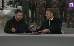 Зеленский и Макрон подписали декларацию о закупке военной техники Киевом