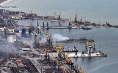 В порту Мариуполя оборудуют пункт пропуска через российскую госграницу