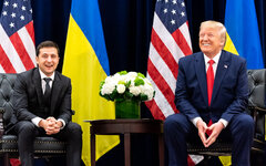 Владимир Зеленский и Дональд Трамп. Архивное фото