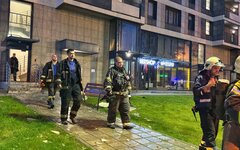 Дрон попал в жилой дом в         Красногорске