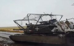 Один из уничтоженных танков M1 Abrams в зоне СВО