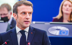 Макрон объявил о планах коалиции стран начать патрулирование Украины