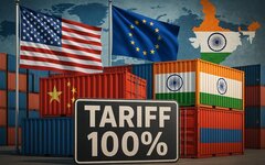 Трамп призвал ЕС ввести 100%-ные пошлины на товары Китая и Индии