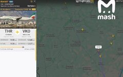 Правительственный самолет из Ирана ночью приземлился в Москве