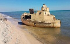 В Азовском море при атаке БПЛА затонул сухогруз