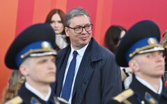 Вучич передал Путину через посла поздравление с Днем Победы
