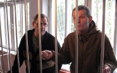 Российские летчики Алексей Руденко и Владимир Садовничий