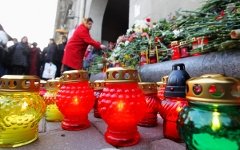 У минского метро после теракта © РИА Новости Сергей Самохин