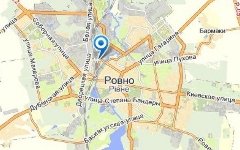 Город Ровно, скриншот с «Яндекс.Карт»