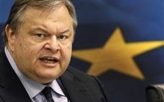 Министр финансов Греции Эвангелос Венизелос