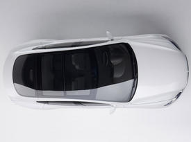 Tesla Model S. Вид сверху Tesla Model S. Вид сверху