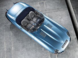 Jaguar E-Type. Вид сверху
