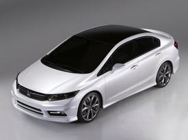 Honda Civic Concept. Зад-бок Honda Civic Concept. Зад-бок