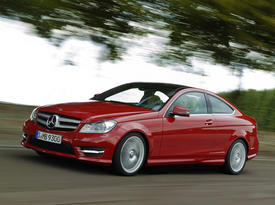 Mercedes-Benz C-Class Coupe. Перед-бок Mercedes-Benz C-Class Coupe. Перед-бок