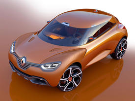 Renault Captur Concept. Вид спереди Renault Captur Concept. Вид спереди