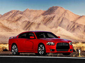 Dodge Charger SRT8. Перед-бок