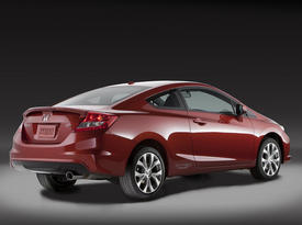 Honda Civic (2012). Зад-бок Honda Civic (2012). Зад-бок