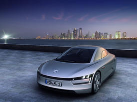 Volkswagen XL1. Вид спереди Volkswagen XL1. Вид спереди
