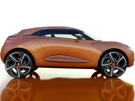 Renault Captur Concept. Вид сбоку Renault Captur Concept. Вид сбоку