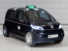 Volkswagen London Taxi Concept. Вид спереди. Фото Volkswagen