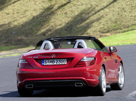 Mercedes SLK Class. Вид сзади