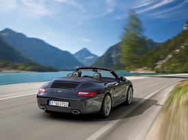 Porsche 911 Black Edition. Вид сзади Porsche 911 Black Edition. Вид сзади