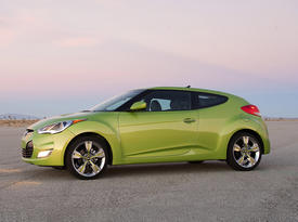Hyundai Veloster (2012). Вид сбоку Hyundai Veloster (2012). Вид сбоку