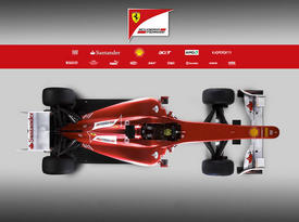 Ferrari F150. Вид сверху Ferrari F150. Вид сверху