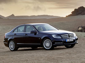 Mercedes-Benz C-Class (2012). Седан, вид сбоку