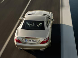 Mercedes SLK Class. Вид сзади