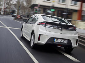 Opel Ampera. Вид сзади Opel Ampera. Вид сзади