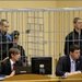 Д.Коновалов и В.Ковалев на слушаниях по делу о теракте в минском метро