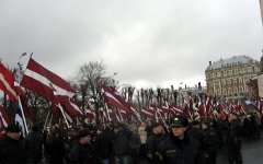 День латвийского легионера в Риге. Фото Dezidor с сайта wikipedia.org День латвийского легионера в Риге. Фото Dezidor с сайта wikipedia.org